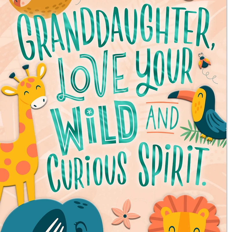 Love Your Wild Spirit Birthday Card for Granddaughter for only USD 2.99 | Hallmark