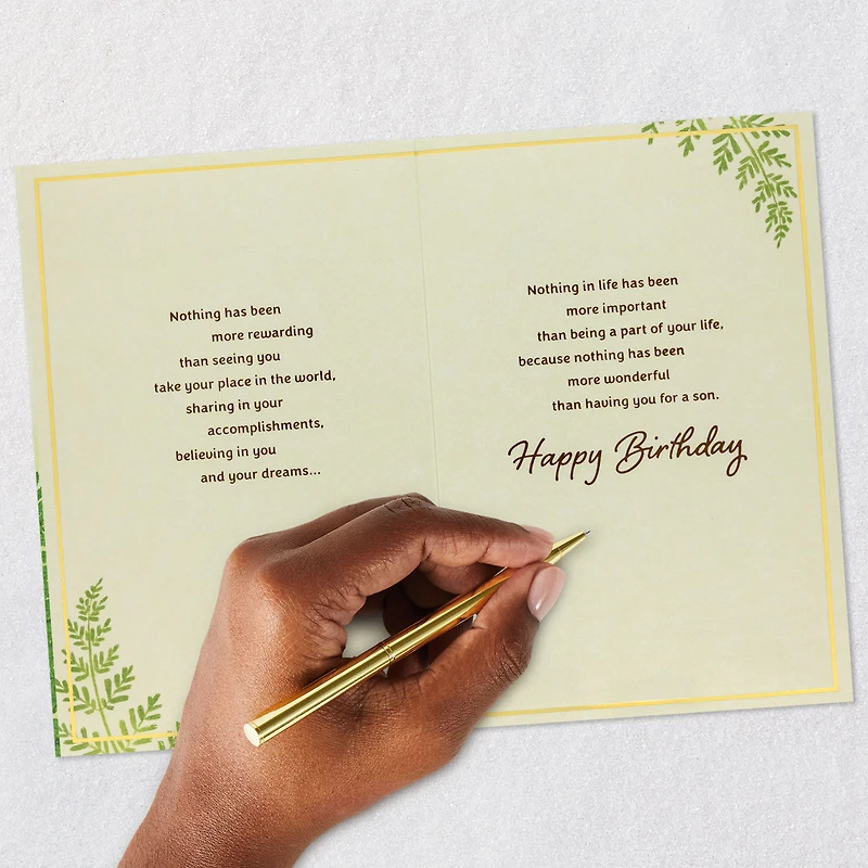 Nothing More Wonderful Than Having You for Our Son Birthday Card for only USD 5.99 | Hallmark