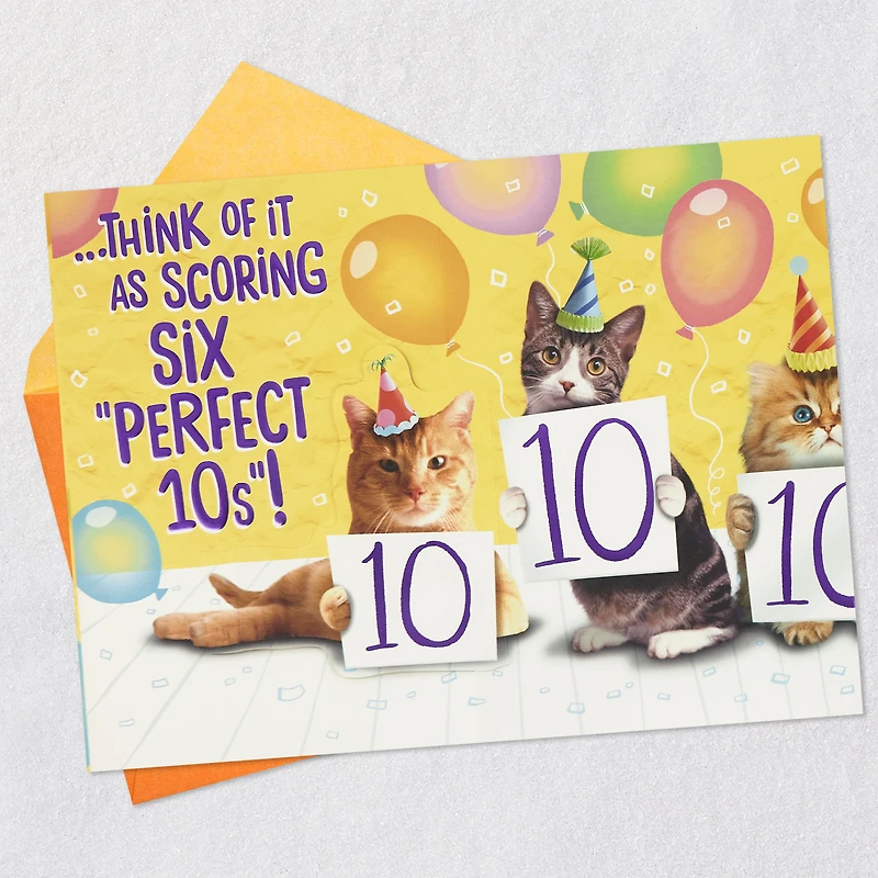 Six Perfect 10s Funny 60th Birthday Card for only USD 5.59 | Hallmark