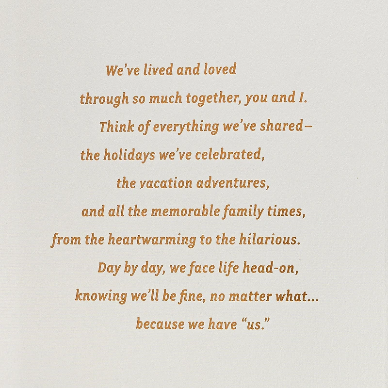 Our Love Is Once in a Lifetime Romantic Anniversary Card for only USD 8.59 | Hallmark