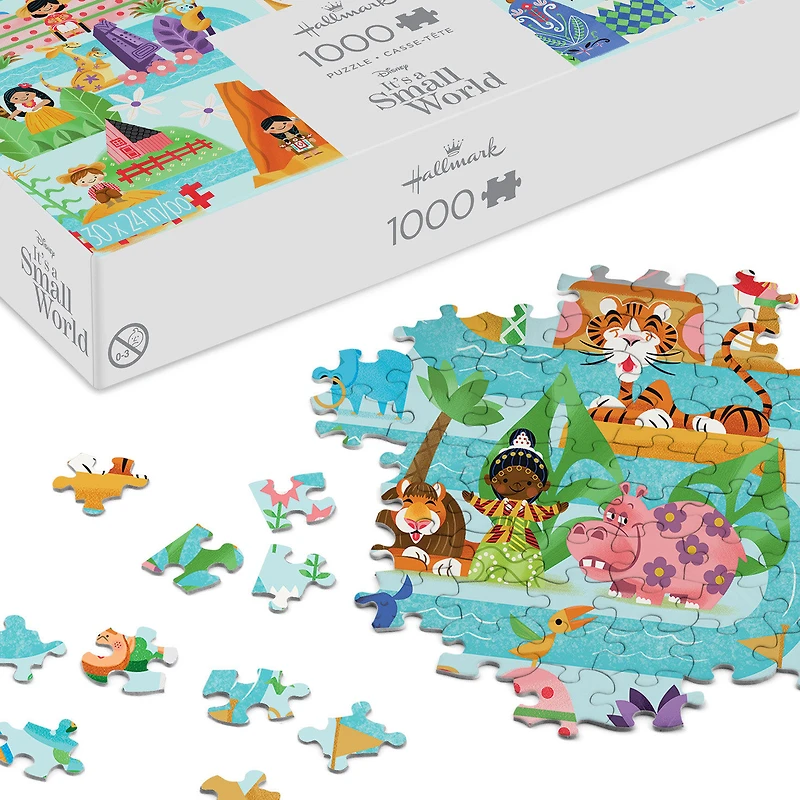 Disney It's a Small World Map 1000-Piece Jigsaw Puzzle for only USD 24.99 | Hallmark
