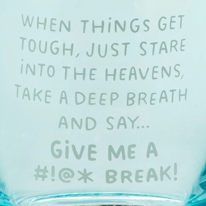 When Things Get Tough Funny Rocks Glass, 12 oz. for only USD 16.99 | Hallmark