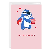 Disney Stitch Chocolate for You Funny Custom Valentine's Day Card for only USD 4.99 | Hallmark