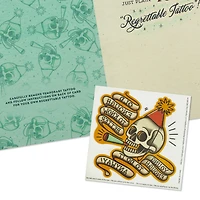 Somewhere Between "Fun" and "Regrettable Tattoo" Birthday Card With Temporary Tattoo for only USD 5.99 | Hallmark