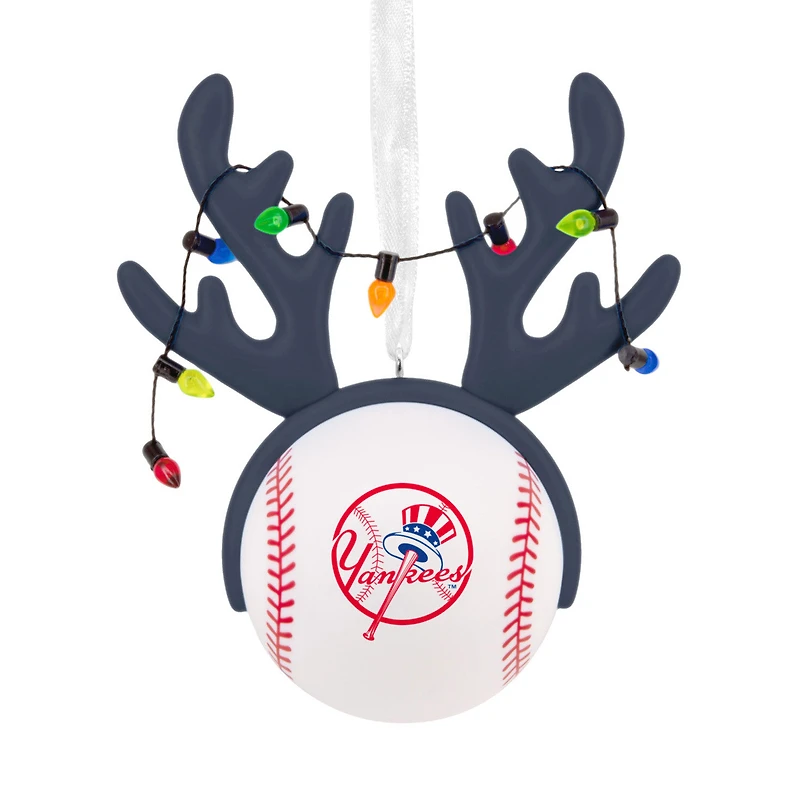 MLB New York Yankees™ Reindeer Baseball Hallmark Ornament for only USD 12.99 | Hallmark