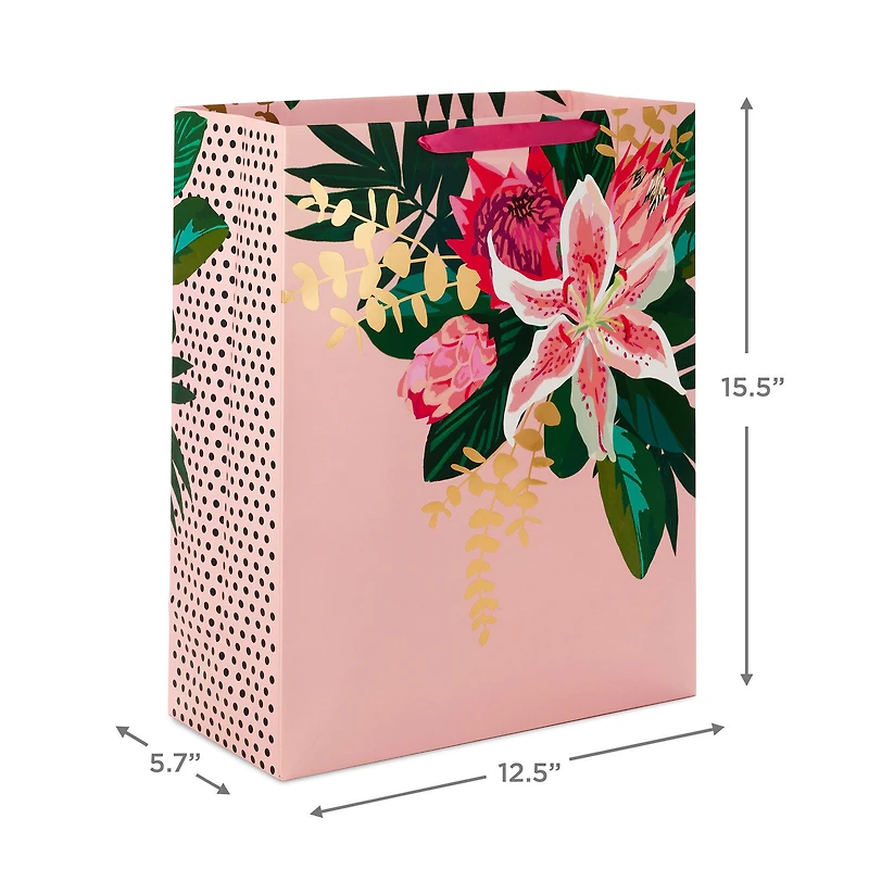 15.5" Pink Lily Extra-Large Gift Bag for only USD 5.49 | Hallmark