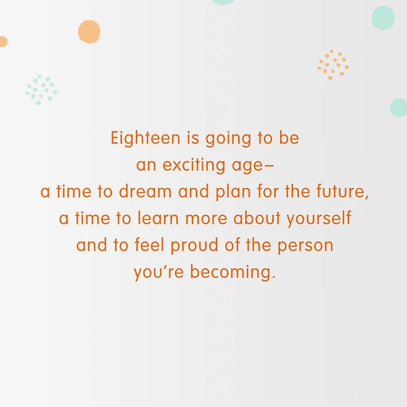 An Exciting Age and Amazing Year 18th Birthday Card for only USD 3.99 | Hallmark