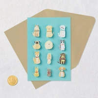 Dogs on Blue Blank Card for only USD 6.59 | Hallmark