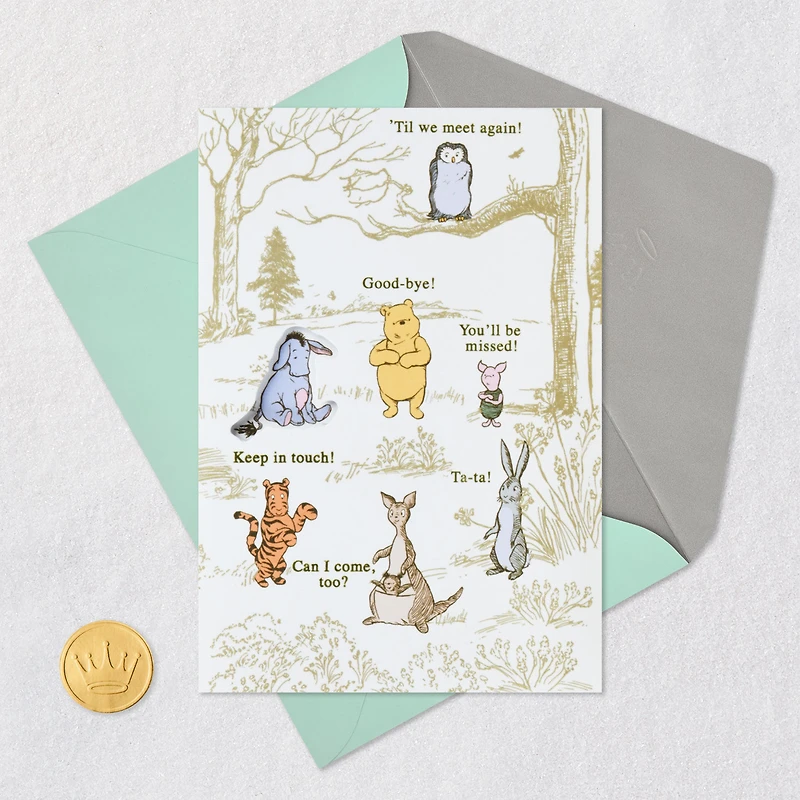 Disney Winnie the Pooh Gloomy Without You Goodbye Card for only USD 5.59 | Hallmark
