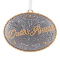 Yellowstone Dutton Ranch Belt Buckle Metal Hallmark Ornament for only USD 17.49 | Hallmark