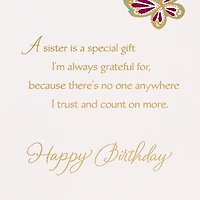 My Sister, a Friend I'm Always Grateful For Birthday Card for only USD 5.99 | Hallmark