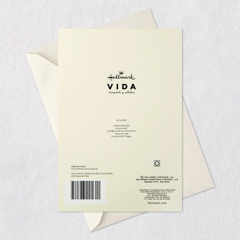 Floral Mr. and Mrs. Spanish-Language Wedding Card for Couple for only USD 6.99 | Hallmark