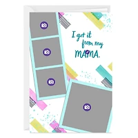 Got It From My Mama Photo Strip Custom Mother's Day Card for only USD 4.99 | Hallmark