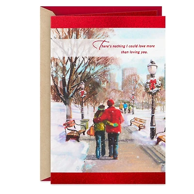 Love You With All My Heart Romantic Christmas Card for only USD 6.59 | Hallmark