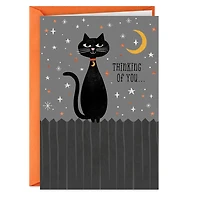 Thinking of You Black Cat Halloween Card for only USD 0.99 | Hallmark