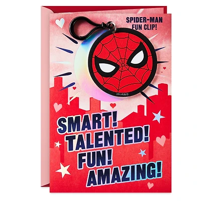 Marvel Spider-Man No Limits Valentine's Day Card for Kids With Clip for only USD 7.99 | Hallmark