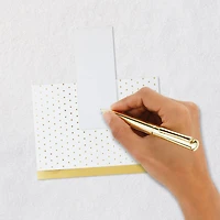 Build-a-Bouquet Gold Polka Dots Pop-Up Paper Vase With Mini Card for only USD 4.99 | Hallmark