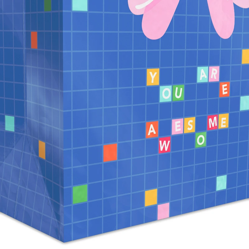 9.6" Pink Balloon Dog You Are Awesome Medium Gift Bag for only USD 3.99 | Hallmark