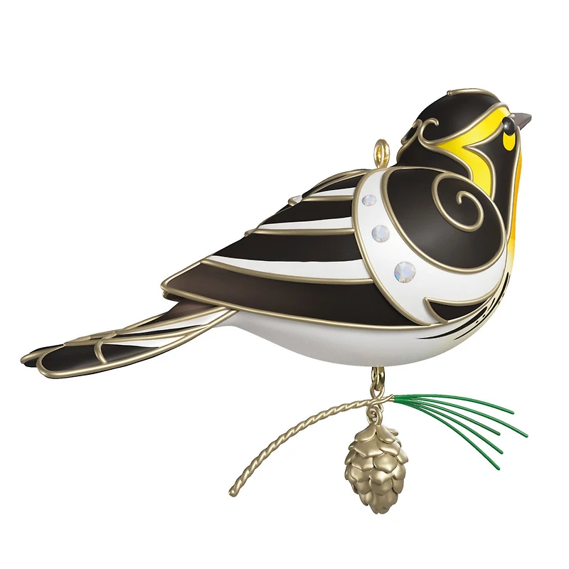 The Beauty of Birds Blackburnian Warbler Ornament for only USD 22.99 | Hallmark