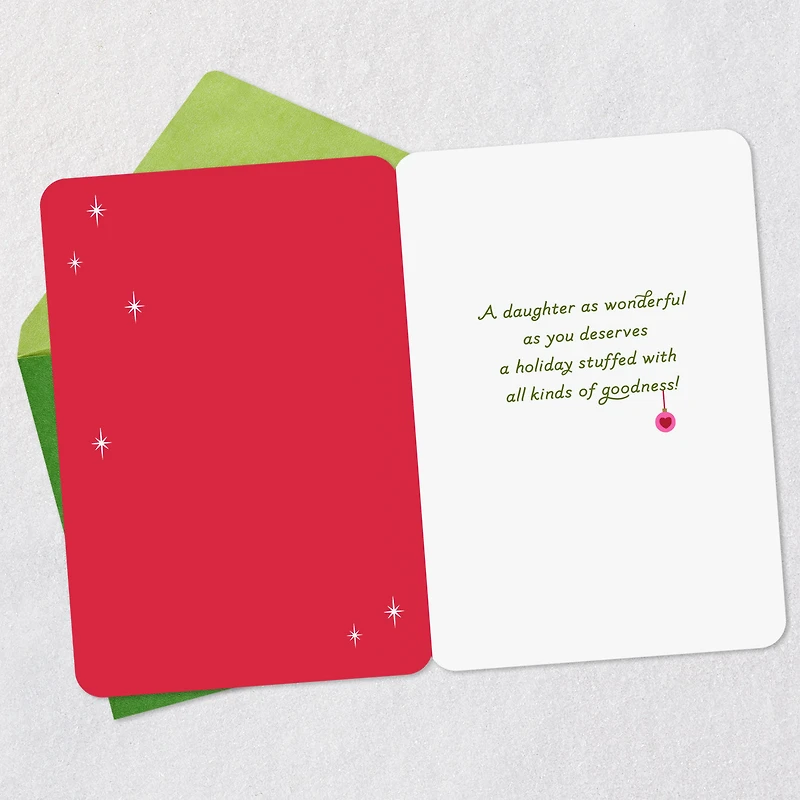 A Holiday Stuffed With Love and Goodness Christmas Card for Daughter for only USD 3.99 | Hallmark