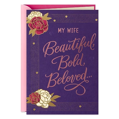 Beautiful, Bold, Beloved Birthday Card for Wife for only USD 5.59 | Hallmark