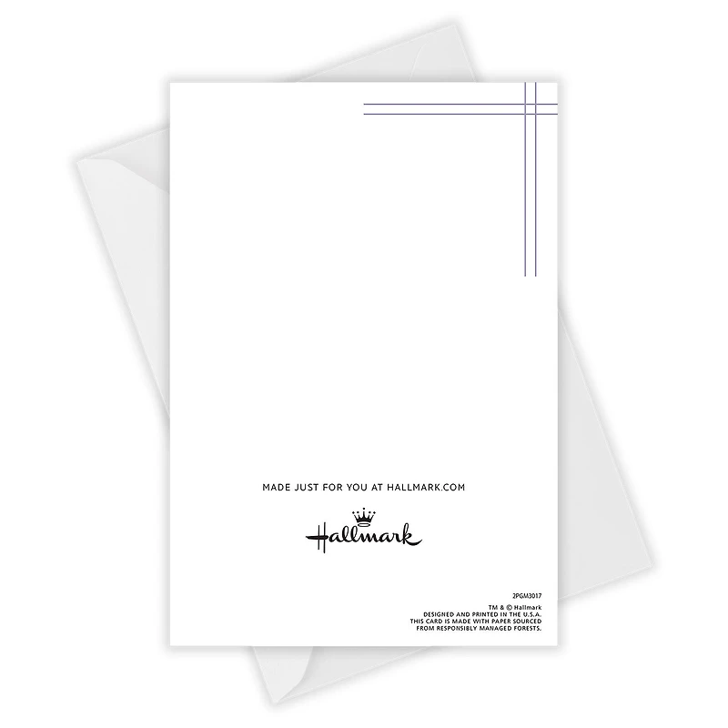 Photo Frames on Purple Custom Card for only USD 4.99 | Hallmark