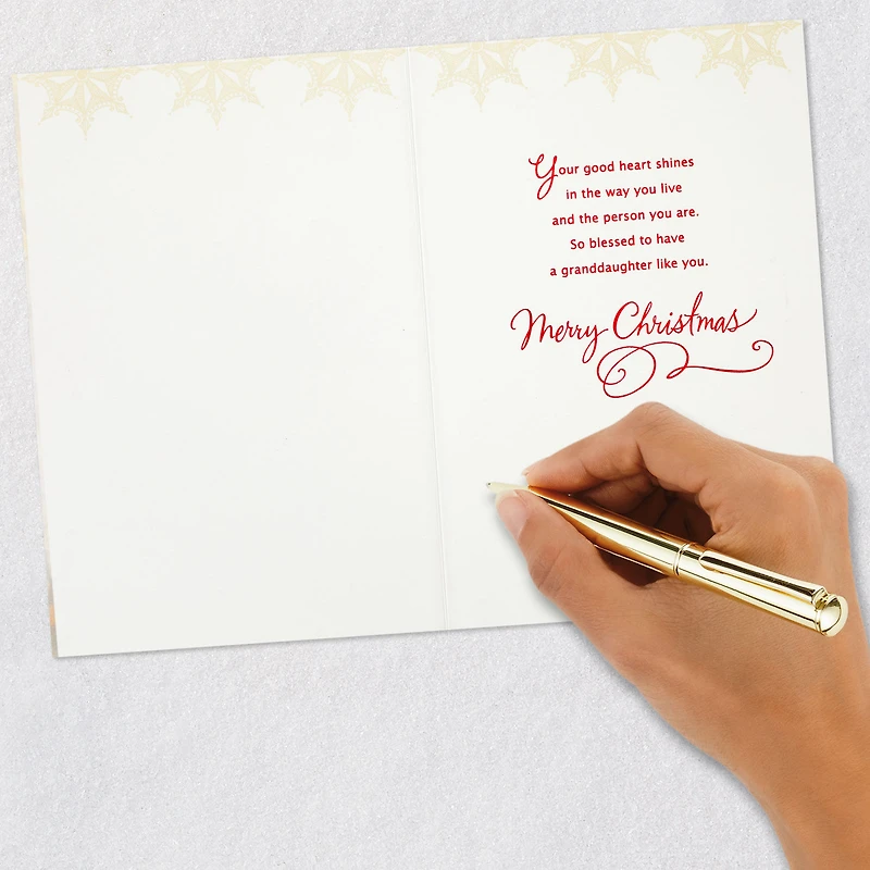 Your Good Heart Shines Christmas Card for Granddaughter for only USD 5.59 | Hallmark