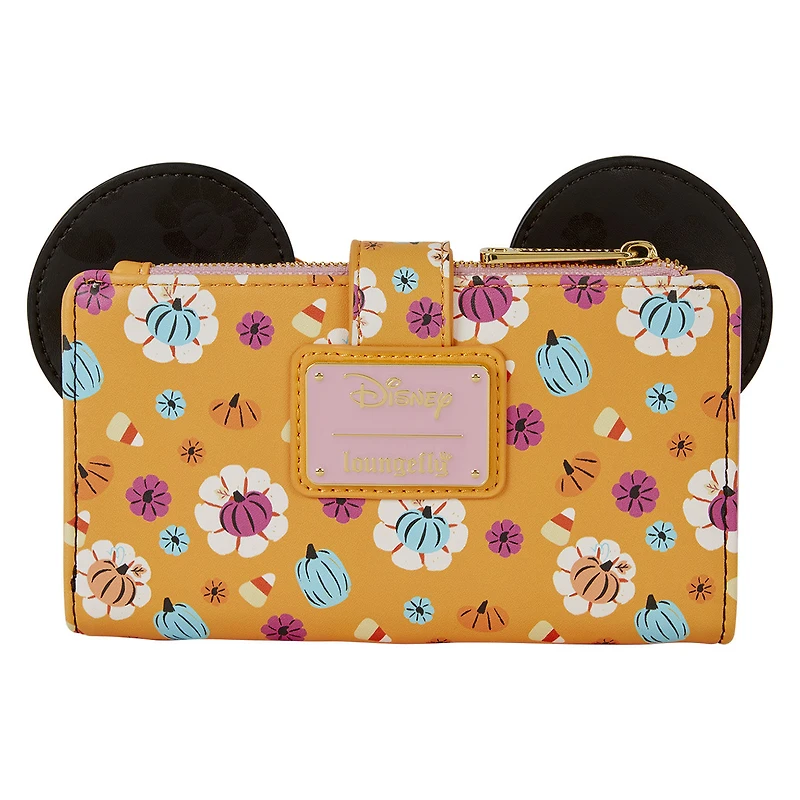 Loungefly Disney Minnie Mouse Pumpkin Zip-Around Wallet for only USD 40.00 | Hallmark