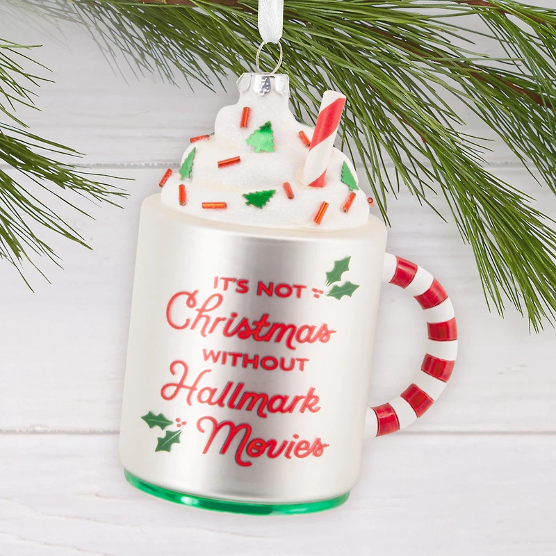Hallmark Channel Festive Mug Glass Hallmark Ornament for only USD 19.99 | Hallmark