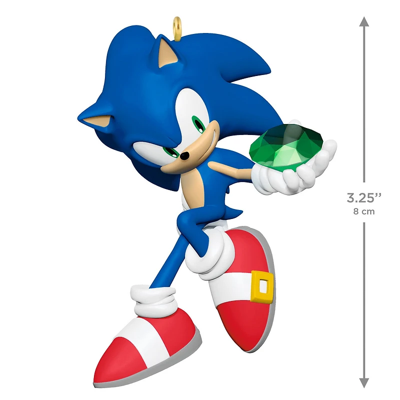 Sonic the Hedgehog™ Sonic With Chaos Emerald Ornament for only USD 23.99 | Hallmark