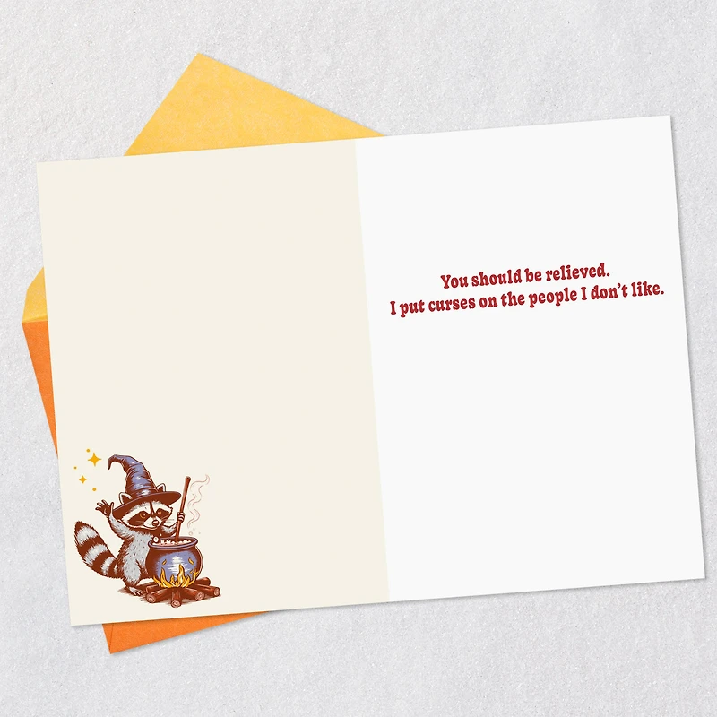 Magical Raccoon Funny Halloween Card for only USD 3.69 | Hallmark