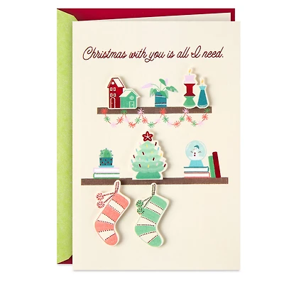 You're All I Need Romantic Christmas Card for Her for only USD 6.59 | Hallmark