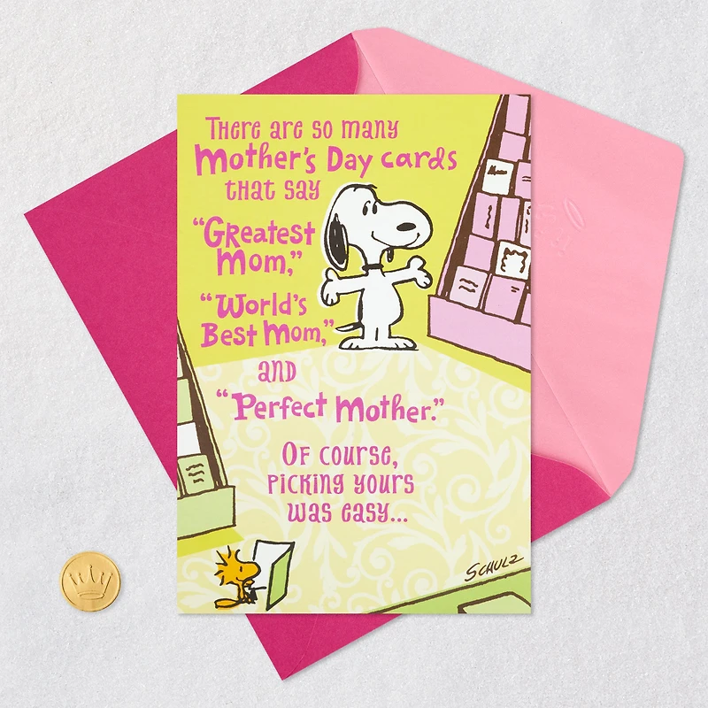 Peanuts® Snoopy Shopping Funny Mother's Day Card With Mini Cards for only USD 5.99 | Hallmark