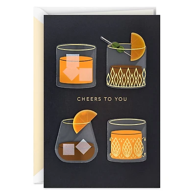 Old-Fashioned Cocktails Cheers to You Father's Day Card for only USD 8.59 | Hallmark
