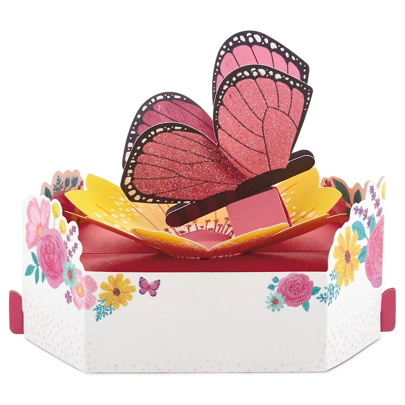 Beautiful Day Butterfly and Flowers 3D Pop-Up Card for only USD 5.99 | Hallmark