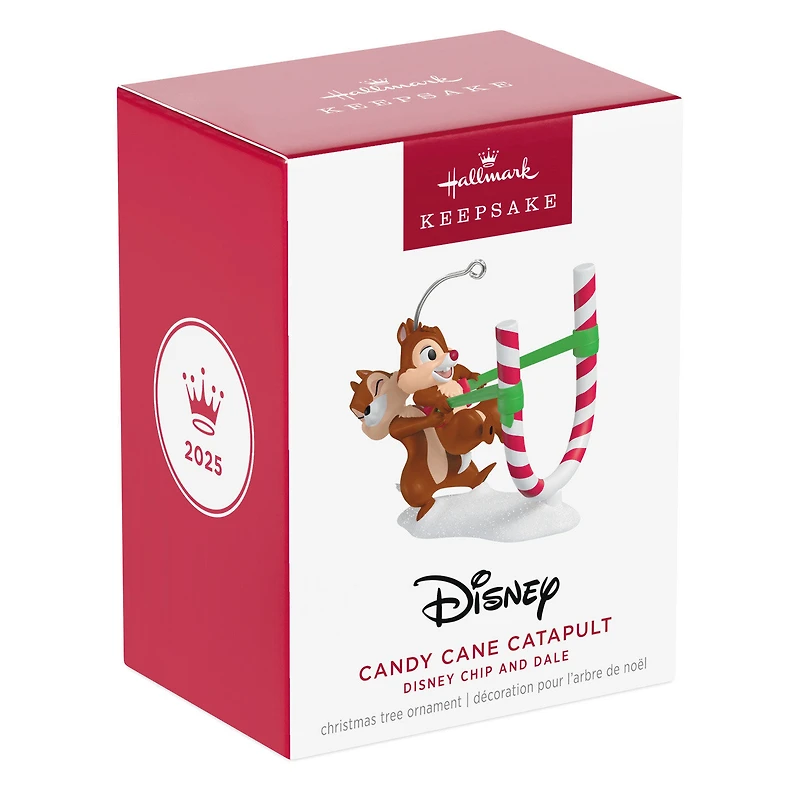 Disney Chip and Dale Candy Cane Catapult Ornament for only USD 25.99 | Hallmark