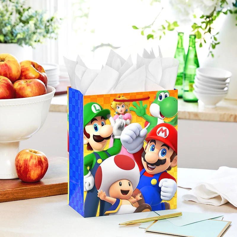 9.6" Nintendo Super Mario™ and Friends Medium Gift Bag for only USD 3.99 | Hallmark