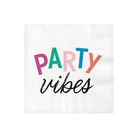 White "Party Vibes" Cocktail Napkins, Set of 16 for only USD 4.49 | Hallmark