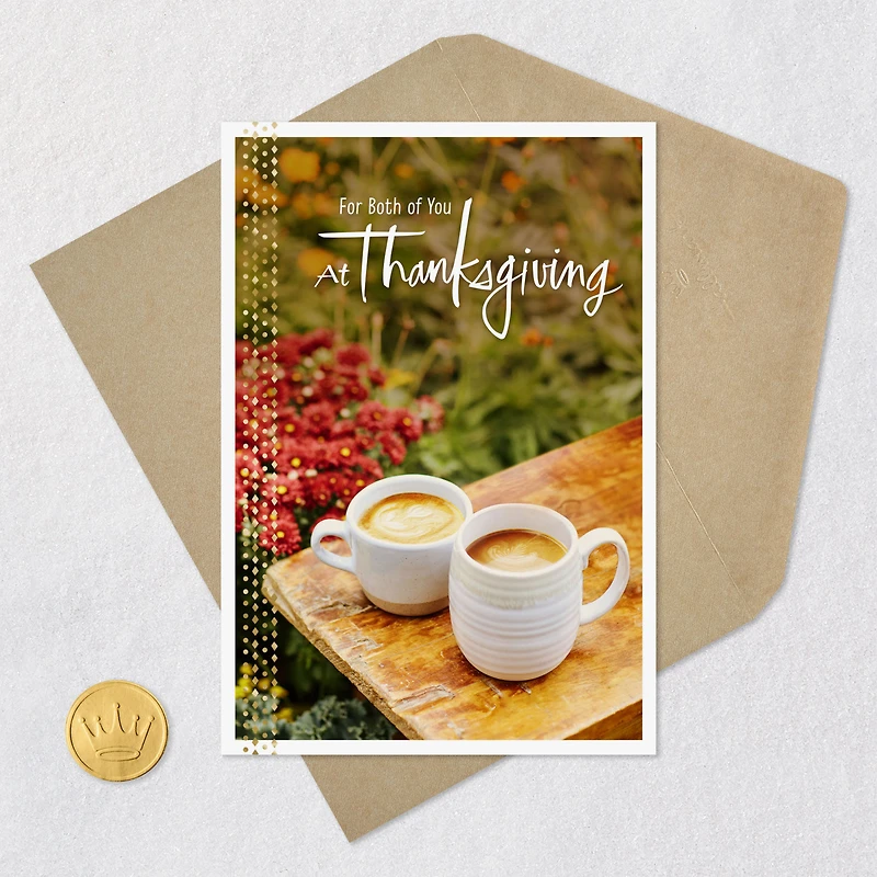 Warm Moments and Happy Memories Thanksgiving Card for Both for only USD 2.00 | Hallmark
