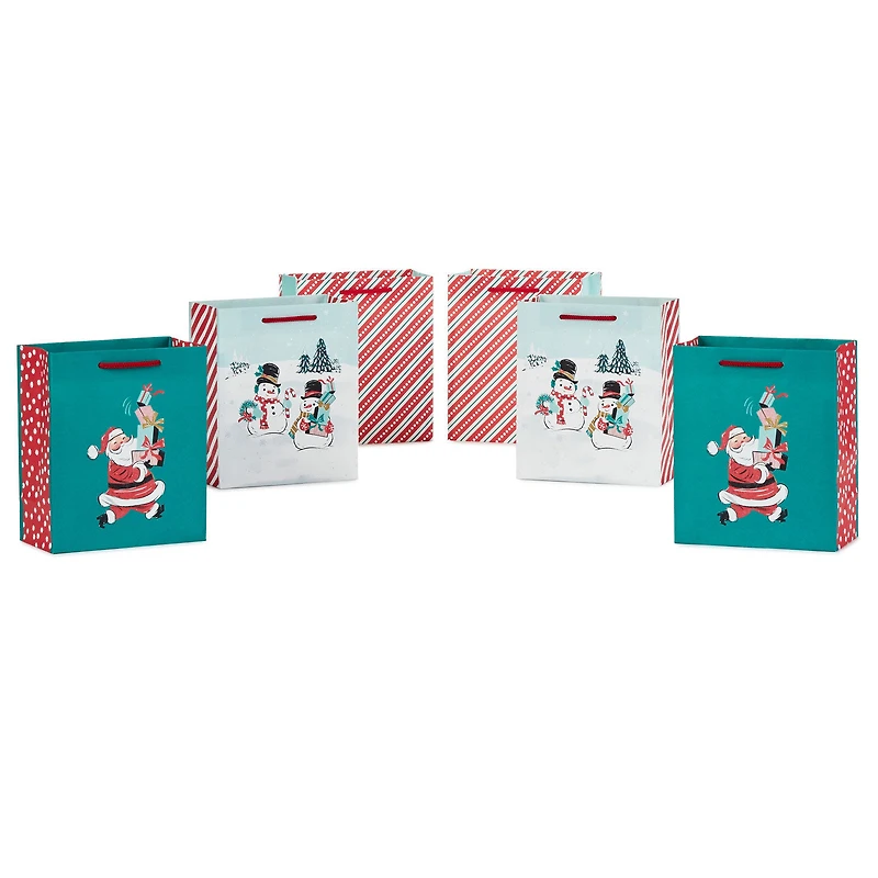 6.5" Vintage Charm 6-Pack Assortment Small Christmas Gift Bags for only USD 7.99 | Hallmark