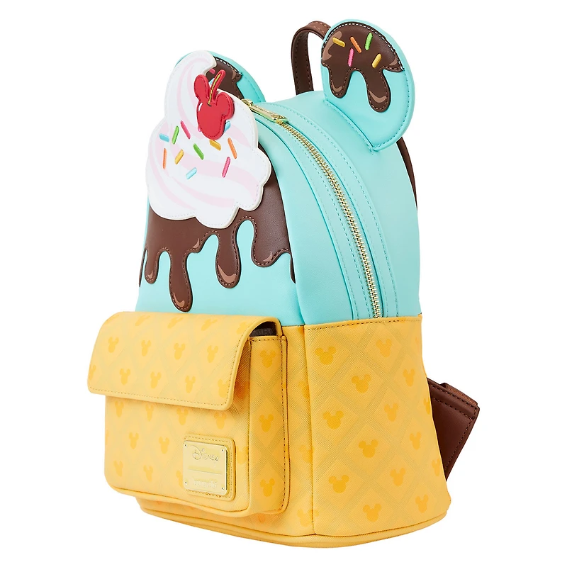 Loungefly Disney Mickey and Minnie Ice Cream Cone Mini Backpack for only USD 80.00 | Hallmark