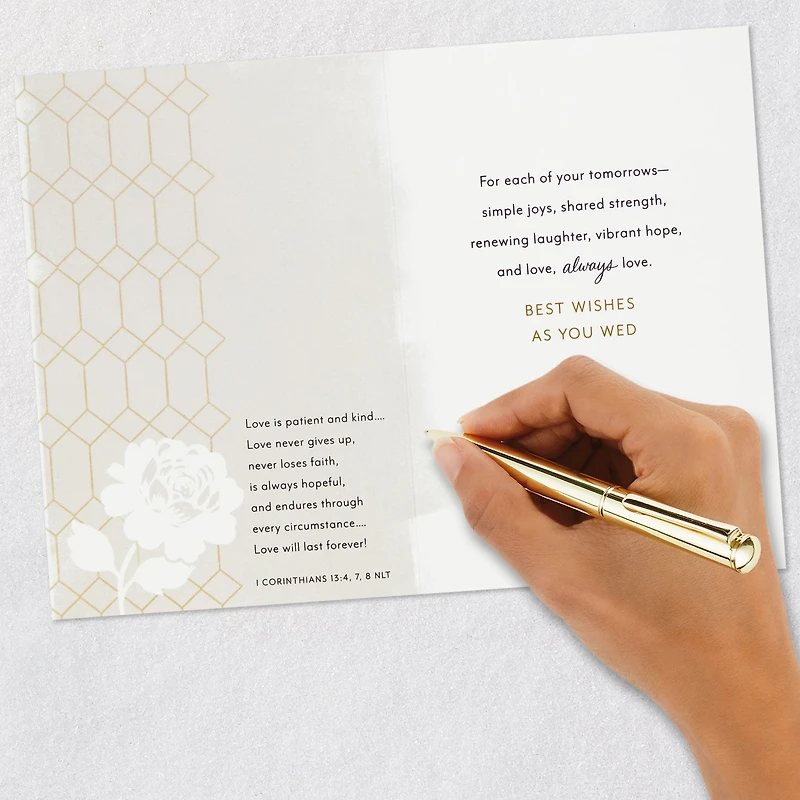 Blessings, Joy and Love Religious Wedding Card for only USD 4.99 | Hallmark