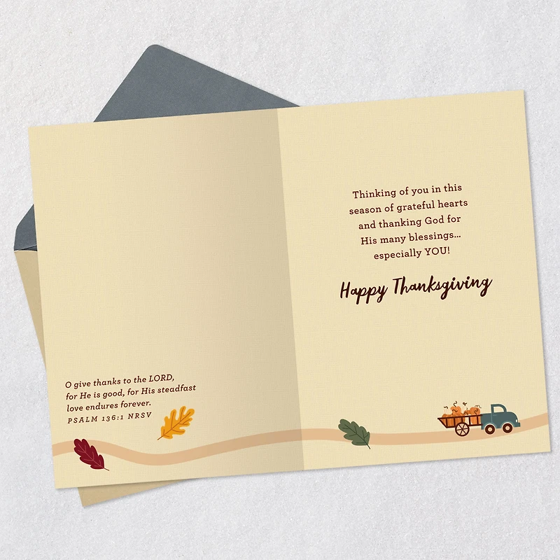 Season of Grateful Hearts Religious Thanksgiving Card for only USD 2.00 | Hallmark