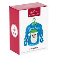 Grandson Santa Sweater 2026 Ornament for only USD 18.99 | Hallmark