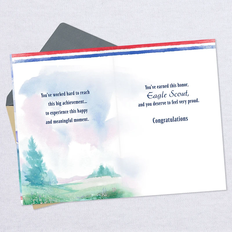 A Model of Character Eagle Scout Congratulations Card for only USD 2.99 | Hallmark