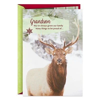 So Proud of the Man You've Become Christmas Card for Grandson for only USD 4.99 | Hallmark