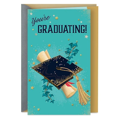 Congratulations and Good Luck Graduation Card for only USD 3.99 | Hallmark