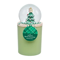 Green Cedarwood Scented Christmas Tree Snow Globe Candle for only USD 19.99 | Hallmark