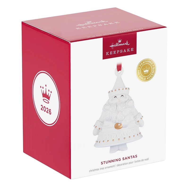 Stunning Santas Porcelain Ornament for only USD 26.99 | Hallmark