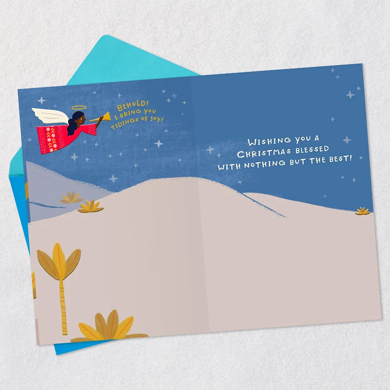 A Christmas Blessed With the Best Christmas Card for Godfather for only USD 3.99 | Hallmark